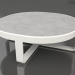 3d model Mesa de centro redonda Ø90 (DEKTON Kreta, gris ágata) - vista previa