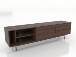 TV dolabı 3 1800 mm (koyu ceviz)