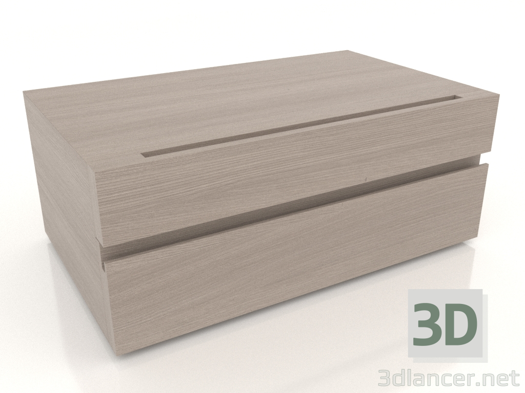 modèle 3D Table de chevet Fusionis 800 mm (option 2) - preview modèle 3D Table de chevet Fusionis 800 mm (option 2) - preview