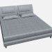 3d model Bed double KIM - preview