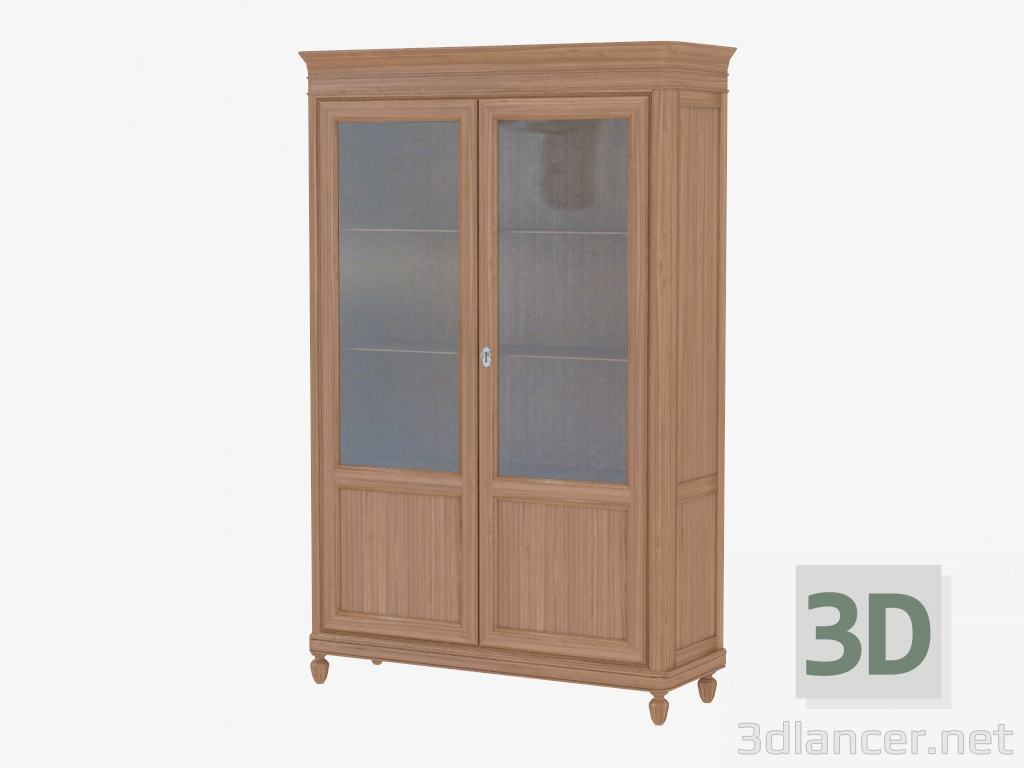 3D Modell Vitrine zweitürigen CO105 - Vorschau