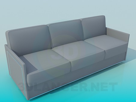 3d model Sofa minimalism - preview