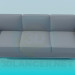 3d model Sofa minimalism - preview