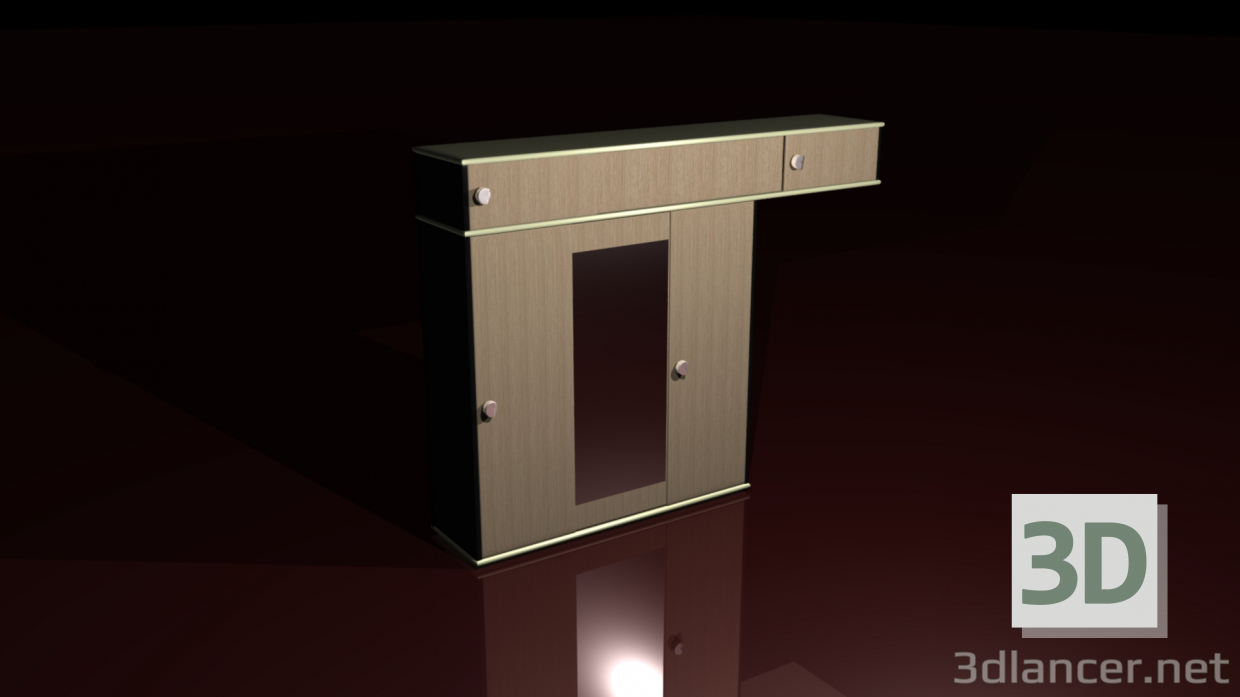 3d model Gabinete - vista previa