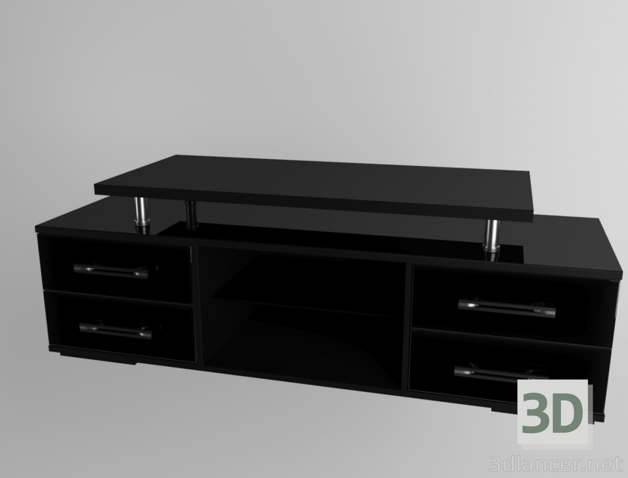 3d Cupboard for TV model buy - render