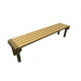 3d Bench, bench model buy - render