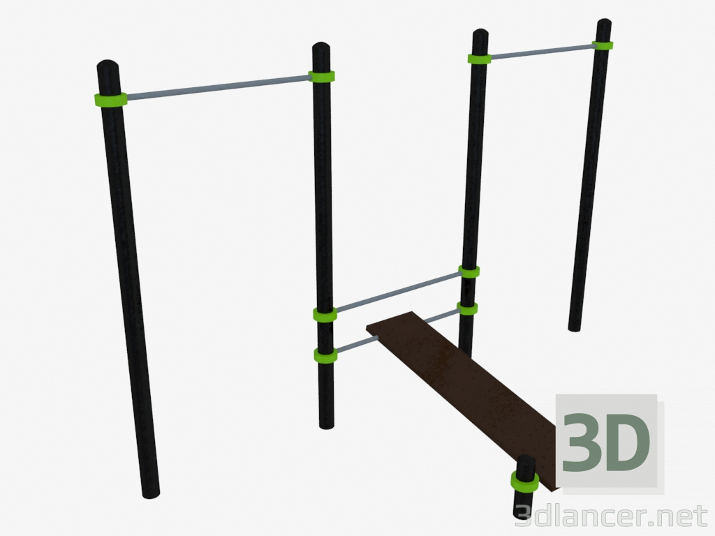 3D Modell Sportanlage (W0029) - Vorschau