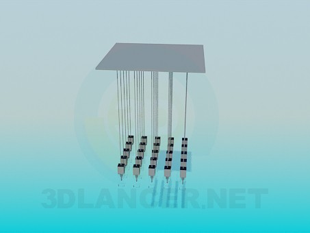 3d model Chandelier - preview