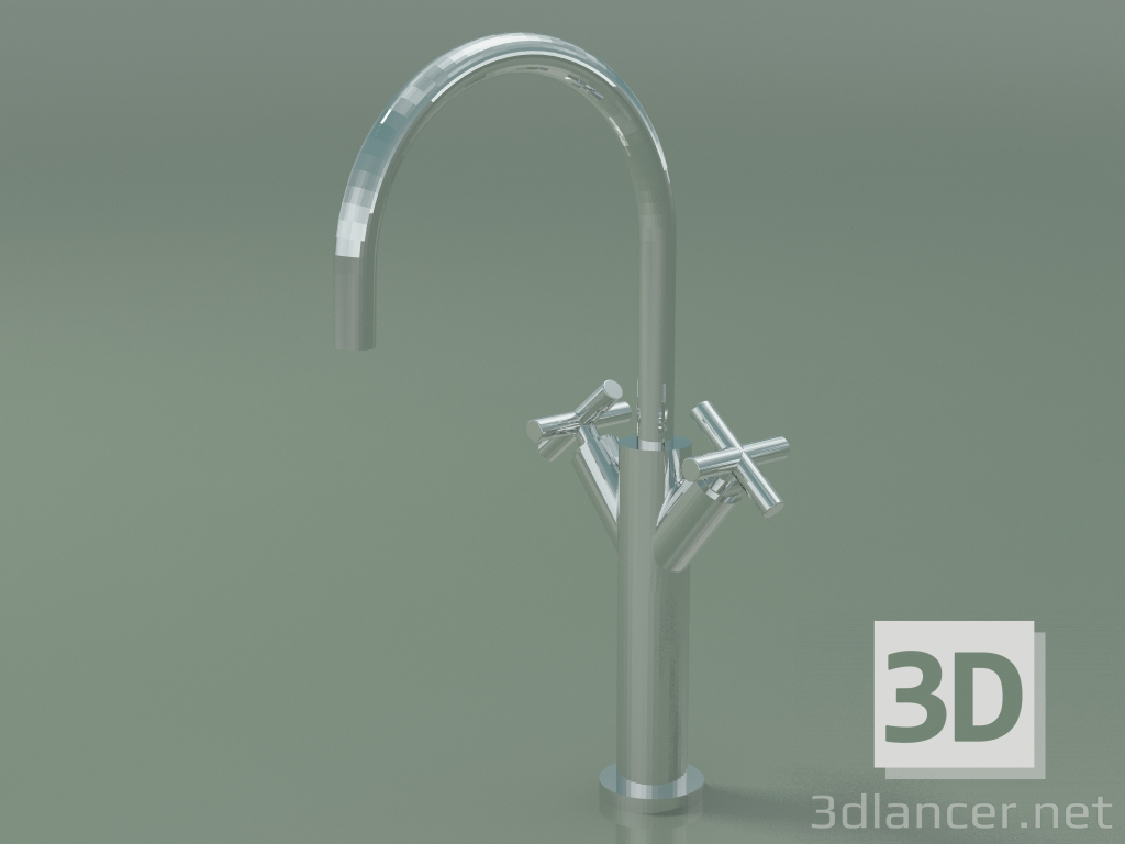 3d model Grifo para lavabo, alto (22 534 892-00) - vista previa