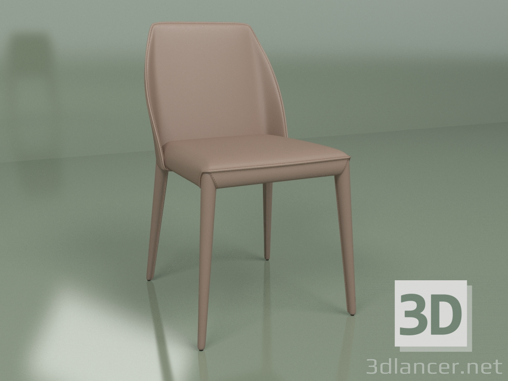 3d model Silla Marko Marrón - vista previa