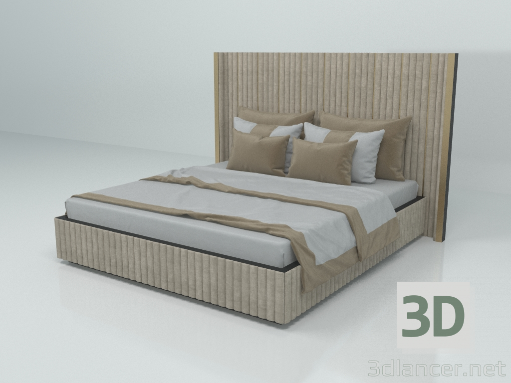 modello 3D Letto K027 - anteprima