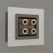 3d model Acoustic socket (corrugated graphite) - preview