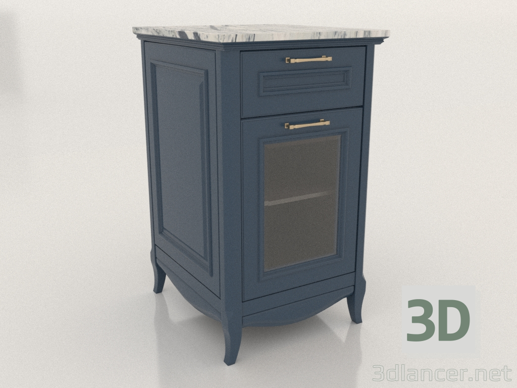 3d model Gabinete con tapa de mármol 3 (Ruta) - vista previa