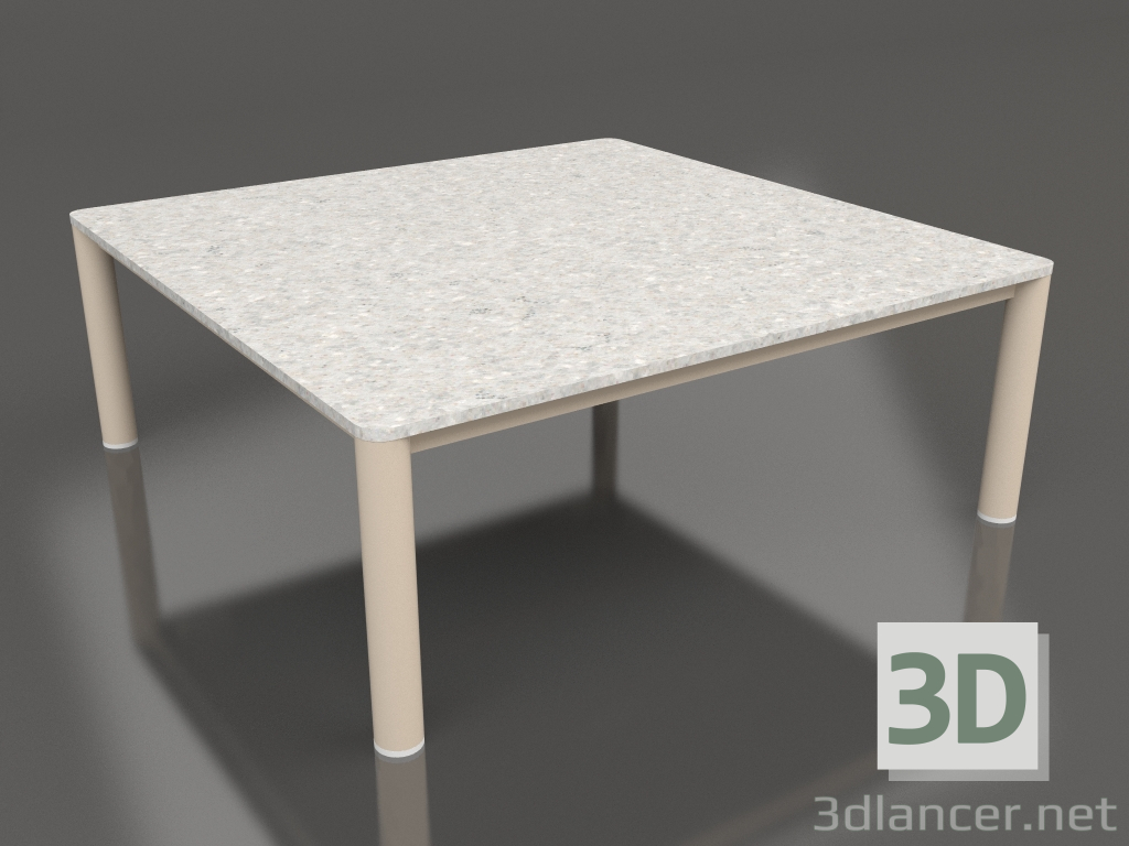 3d модель Стіл журнальний 94×94 (Sand, DEKTON Sirocco) – превью