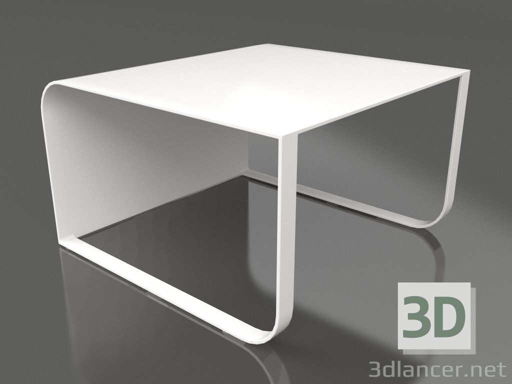 modèle 3D Table d'appoint, modèle 3 (Blanc) - preview