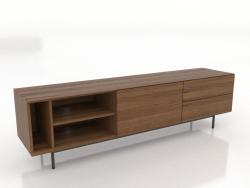 TV-Schrank 3 1800 mm (Nussbaum hell)