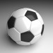 3D modeli Futbol topu - önizleme