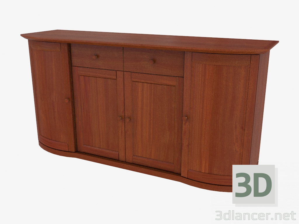 3d model Buffet de cuatro secciones (4807-82) - vista previa