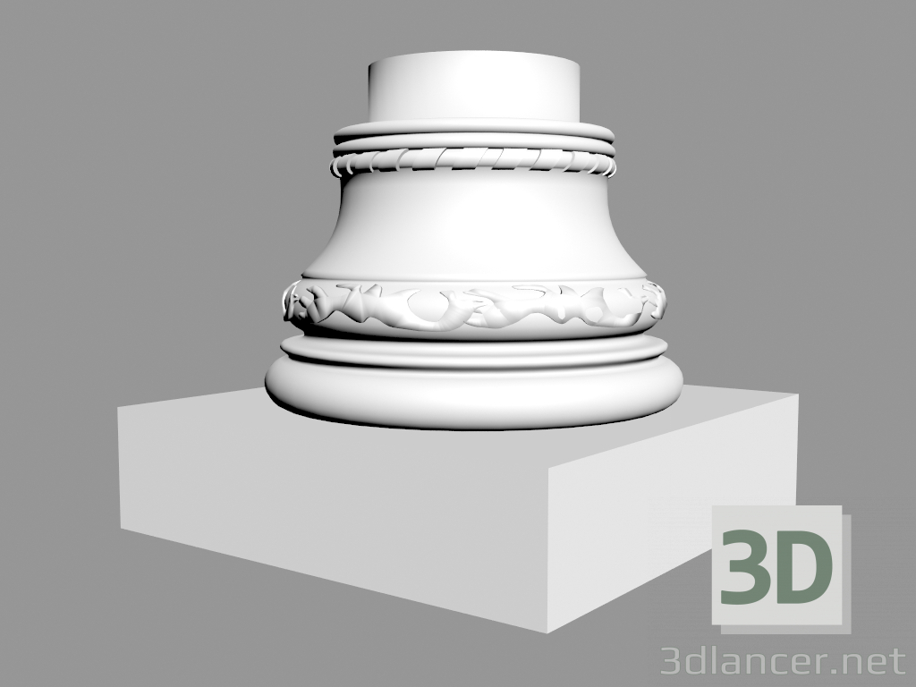 Modelo 3d Coluna (base) L931 (3) - preview