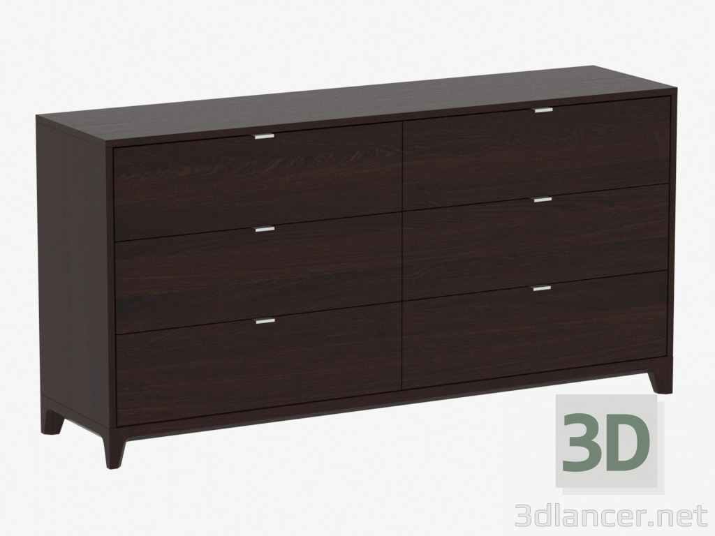 3D Modell Truhe FALL №3 (IDC017102000) - Vorschau