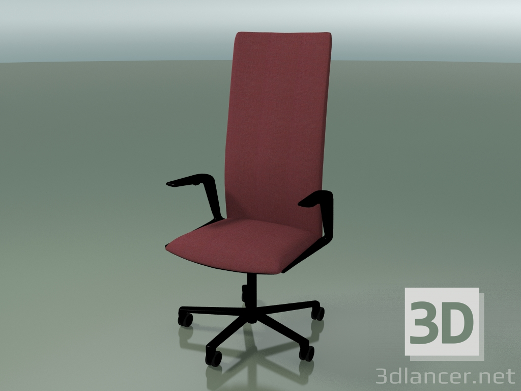 3d model Silla 4841 (5 ruedas, con tapicería de tela, V39) - vista previa