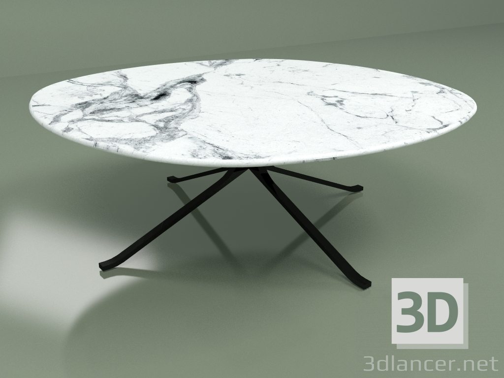 3D Modell Couchtisch Blink mit Steinplatte Durchmesser 108 - Vorschau