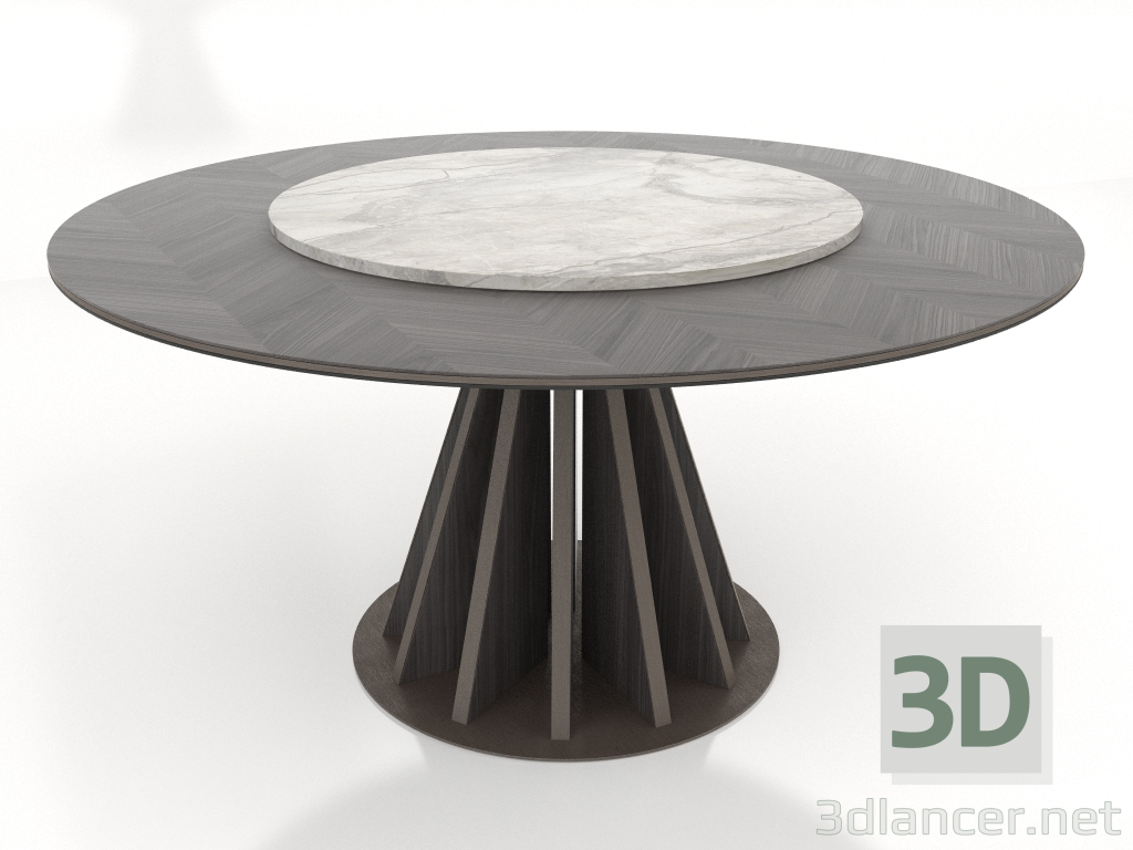 3d model Mesa de comedor redonda (D620) - vista previa