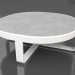 modèle 3D Table basse ronde Ø90 (DEKTON Kreta, Blanc) - preview