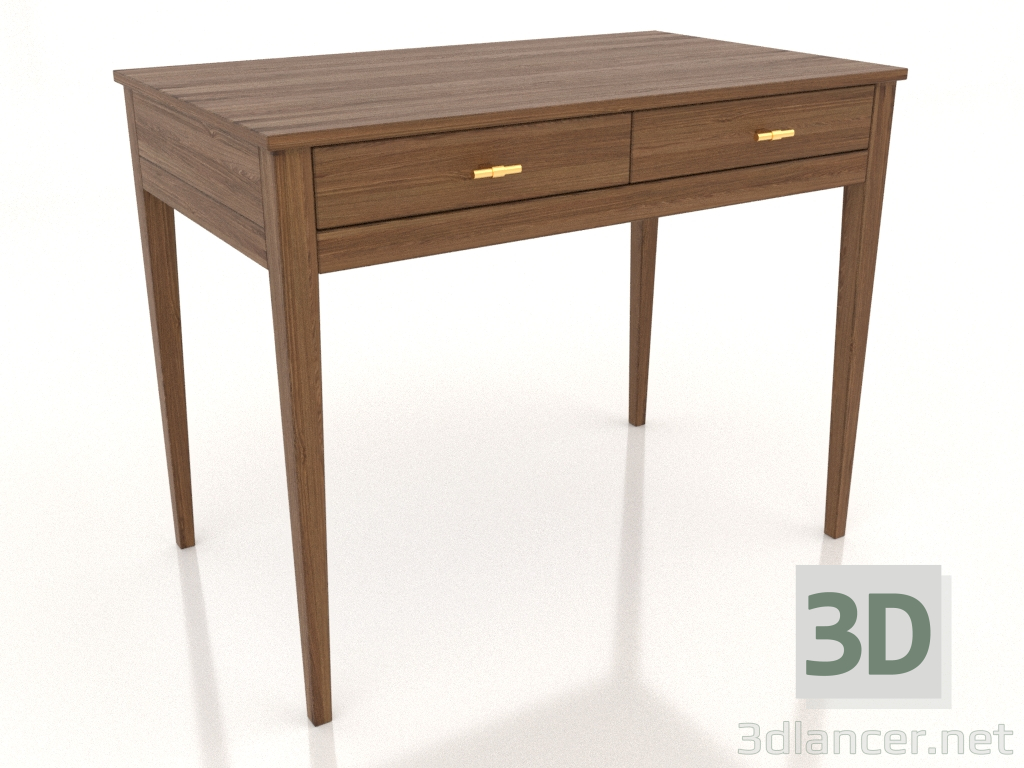 3d model Escritorio 2 1000x600 mm (nogal claro) - vista previa