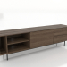 3D modeli TV dolabı 3 1800 mm (açık dişbudak ceviz) - önizleme