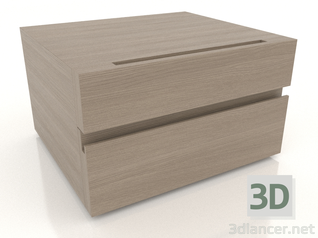 modèle 3D Table de chevet Fusionis 550 mm (option 1) - preview modèle 3D Table de chevet Fusionis 550 mm (option 1) - preview