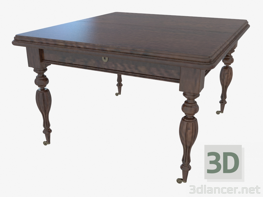 3d model Mesa de comedor plegable Tresor (L 1300 1730 2160, P 42, H 780) - vista previa