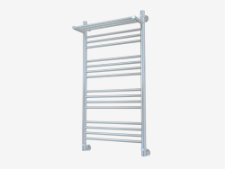 Heated towel rail Bohemia with a shelf (1000x500)