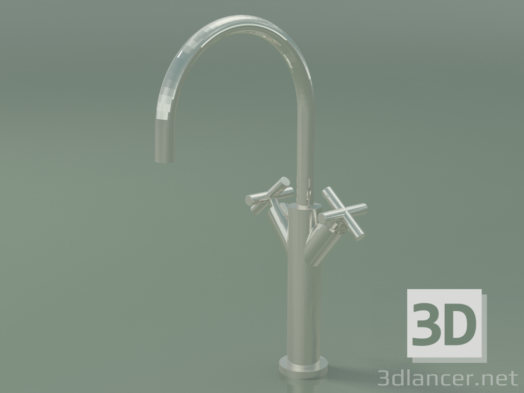 modello 3D Rubinetto lavabo, alto (22534892-08) - anteprima