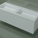 3d model Washbasin with drawers (06UC83421, Glacier White C01, L 144, P 50, H 48 cm) - preview