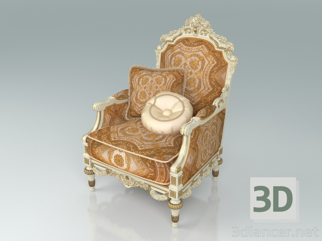 Modelo 3d Poltrona (art. F19) - preview