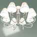 3d model Hanging chandelier 60069-8 (silver) - preview