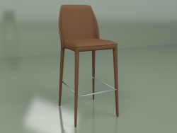 Semi-bar chair Marko Dark Brown