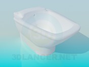 Bidet rectangular