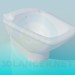 3d model Rectangular bidet - preview