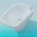 3d model Rectangular bidet - preview