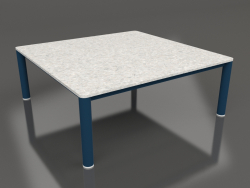 Couchtisch 94×94 (Graublau, DEKTON Sirocco)