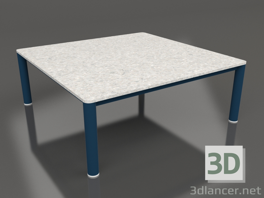 Modelo 3d Mesa de centro 94×94 (azul cinza, DEKTON Sirocco) - preview