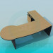 Modelo 3d Mesa de canto grande - preview