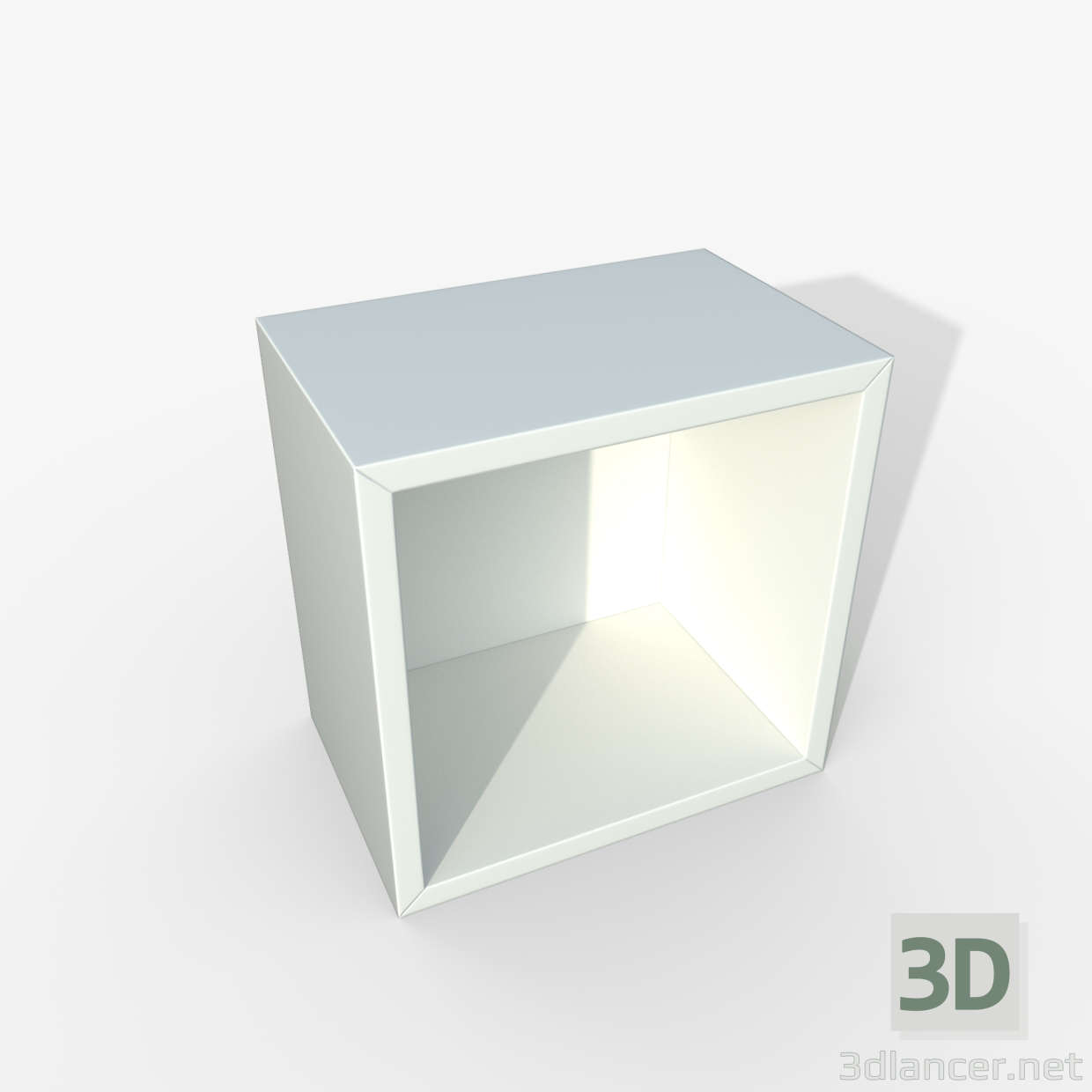 modèle 3D de IKEA EKET Blanc acheter - rendu