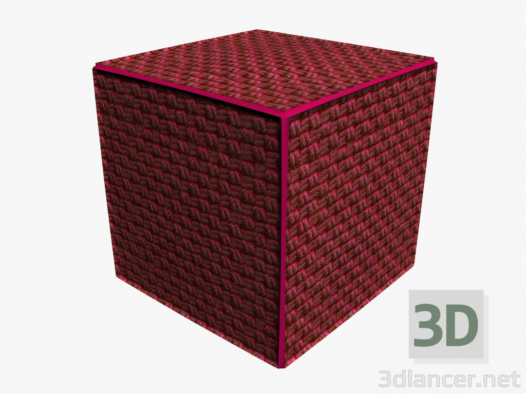 modello 3D Pouf Subo 40 x 40 x 40 - anteprima