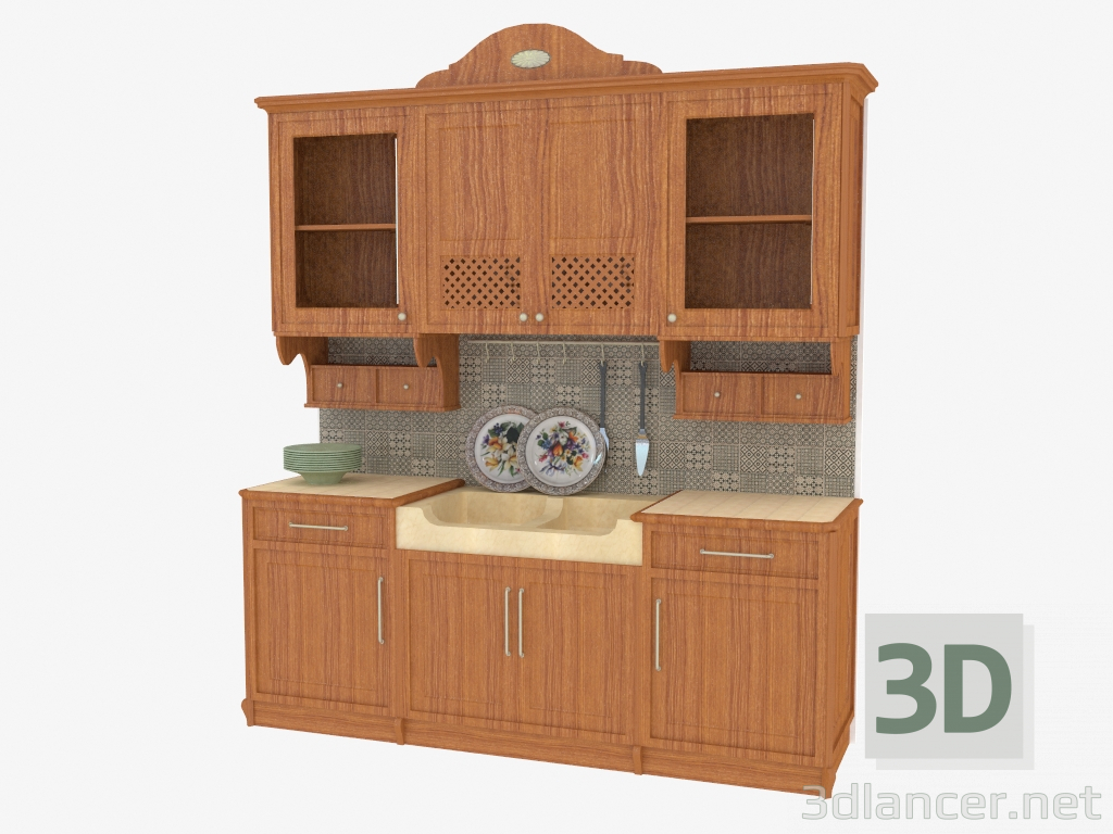 Modelo 3d La Priora Kitchen - preview