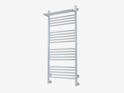 Heated towel rail Bohemia with shelf (1200x500)