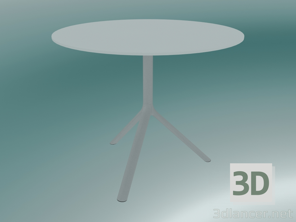 3d модель Стол MIURA (9592-01 (Ø90cm), H 73cm, white, white) – превью