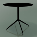 3d model Round table 5745 (H 72.5 - Ø79 cm, spread out, Black, V39) - preview